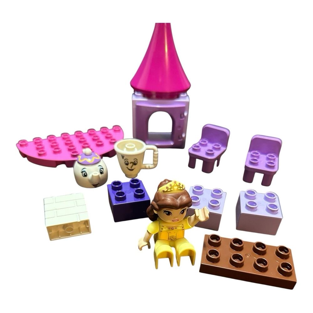 Duplo Lego Belle's Tea Party - 10877- Disney Beauty and the Beast Incomplete